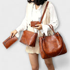 Leah - 4-Piece Vintage Bag Set