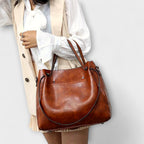 Leah - 4-Piece Vintage Bag Set