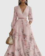 Siena™ | Elegant Pleated Maxi Dress