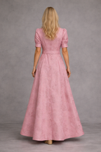 Rose™ | Printed Belted Maxi Dress