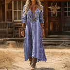 Evelyn | Vintage-Inspired Long Sleeve Casual Dress