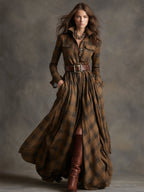 Mireline - Classic Button-Up Shirt Dress