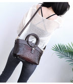 Frances™ | Classic Leather Shoulder Bag from Heritage