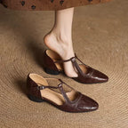 Brielle™ | Retro-Inspired Braided Strap Sandals
