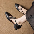 Brielle™ | Retro-Inspired Braided Strap Sandals