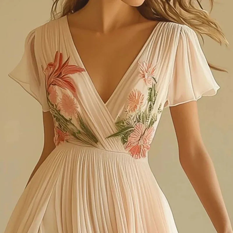 Olivia™ | Evening Dress with V-Neck