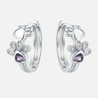 Emery™ | Paw Heart Huggie Earrings