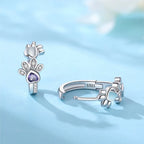 Emery™ | Paw Heart Huggie Earrings