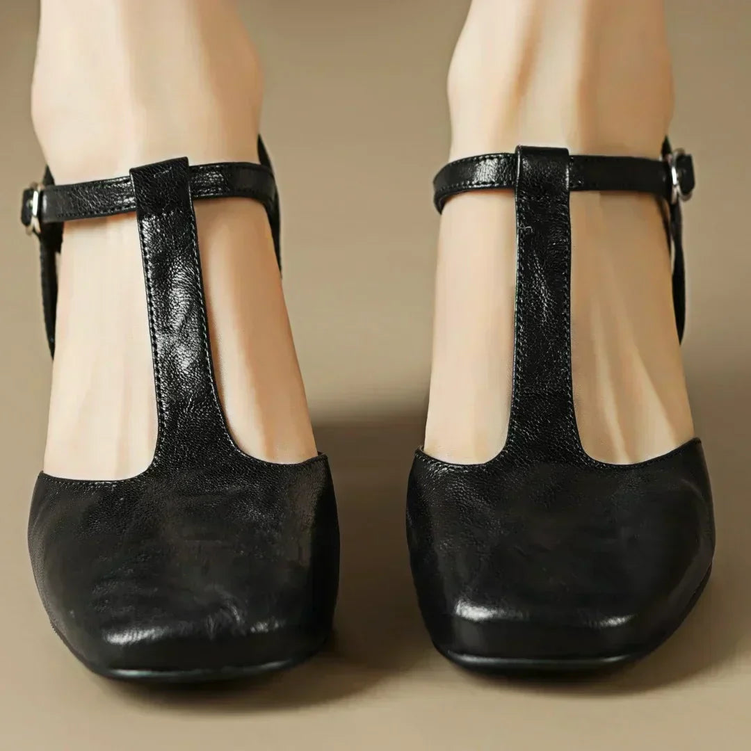 Beatrica™ | Classic Strap Heels