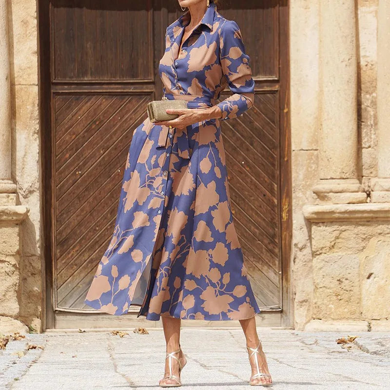 Lynn™ | Elegant V-neck dress for women