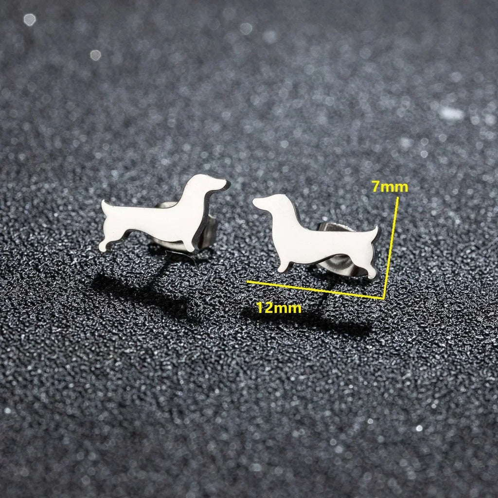 Marley™ | Dachshund Stud Earrings
