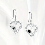 Calista™ | Heart Paw Dangle Earrings