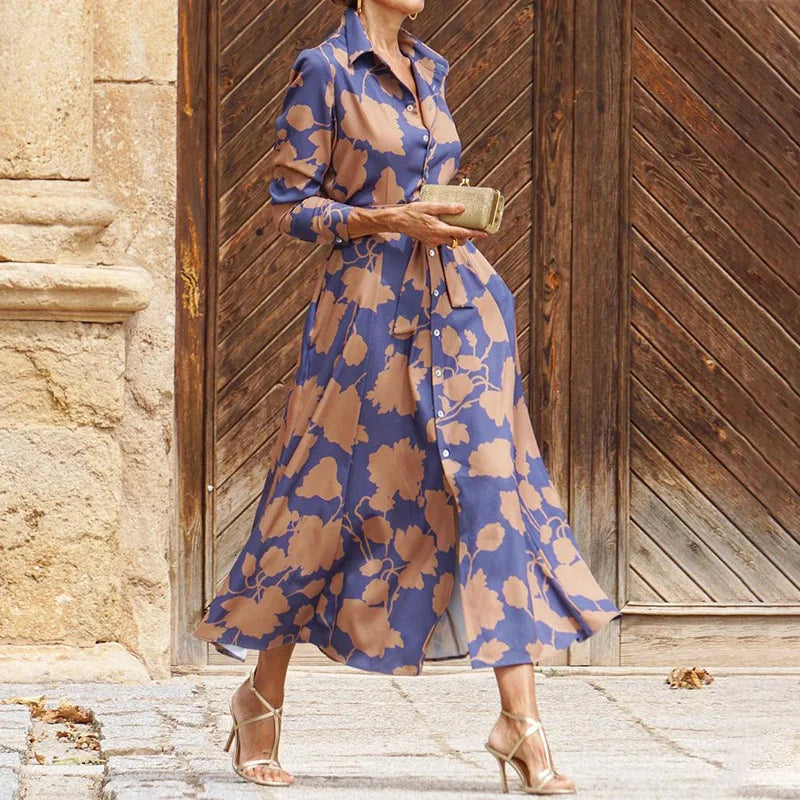 Lynn™ | Elegant V-neck dress for women