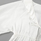 Luna™ | Ruffled Tie-Front Top & Shorts Set