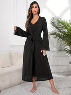 Grace | Elegant Lace Robe Set
