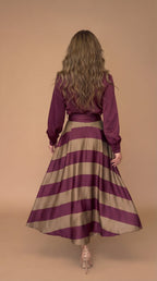 Mila™ | Striped Maxi Dress