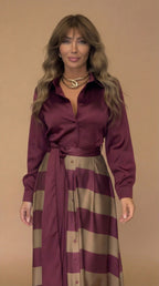 Mila™ | Striped Maxi Dress