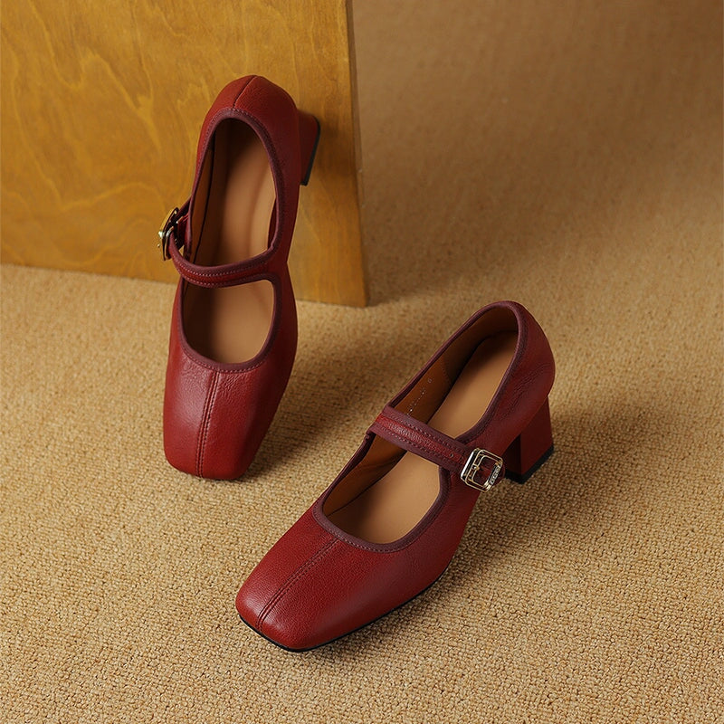 Nora™ | Elegant Strap Heels