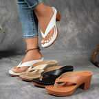 Maeve™ | Elegant Relaxed Block Heel Sandals